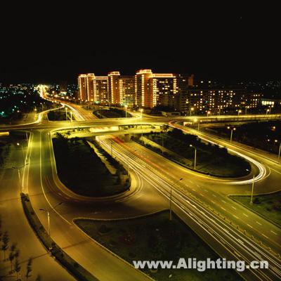 立交桥夜景照明效果一