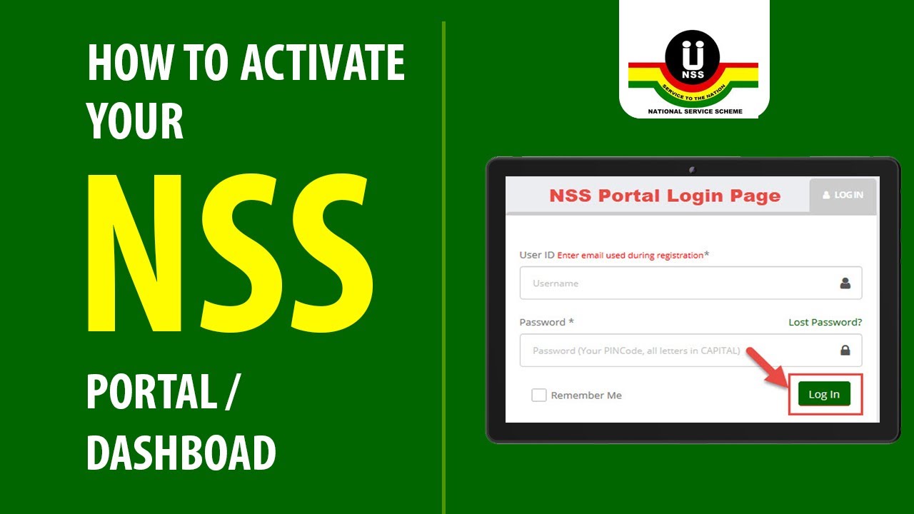 NSS Portal Login